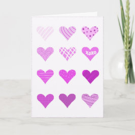 Cartão De Festividades Corações de rabo