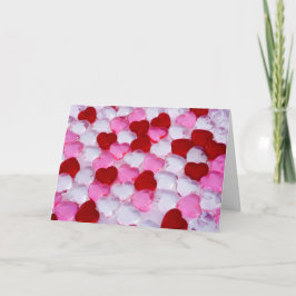 Cartão De Festividades Corações de vidro II