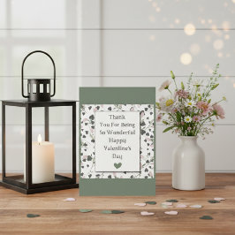 Cartão De Festividades Corações e Petais: Um Dia de os namorados Grata Sa