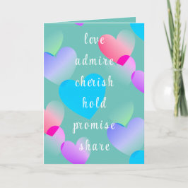 Cartão De Festividades Corações Planadores Personalizados Dia dos Namorad