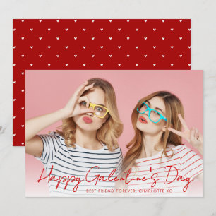 Cartão De Festividades Corações Simples Modernos Feliz Dia da Gelantina F