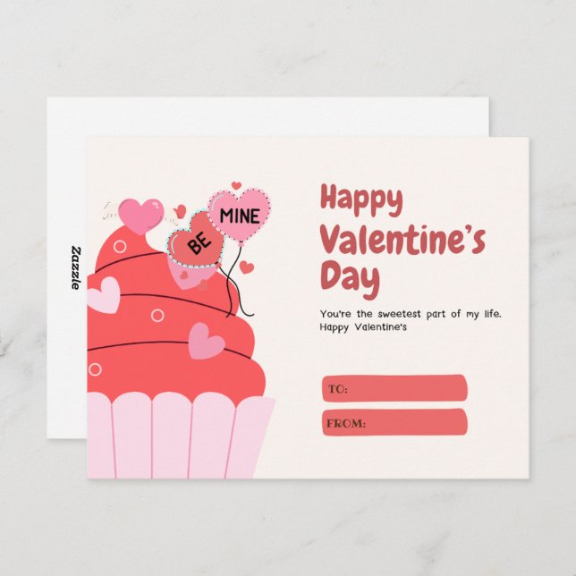 Cartão De Festividades Corações Vermelhos Cachorros Românticos Namorados  (Frente/Verso)