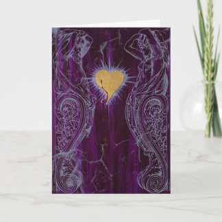 Cartão De Festividades Corazon Card - no text