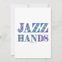 Cores vibrantes das Jazz Hands artísticas do Slipp