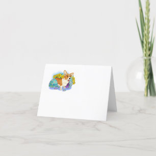 Cartão De Festividades Corgi Páscoa