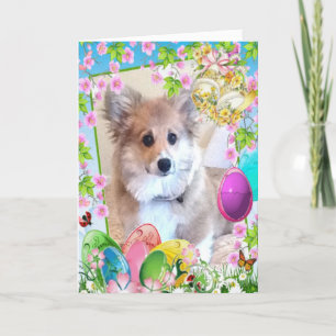 Cartão De Festividades Corgi Puppy