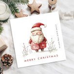 Cartão De Festividades Corporação de Natal Mínimo de Natal do Whimsical<br><div class="desc">Surpreenda e traga alegria aos próximos e torne a celebração inesquecível. Para mais personalização,  clique no link "personalizar mais" e use nossa ferramenta design para modificar esse modelo.</div>