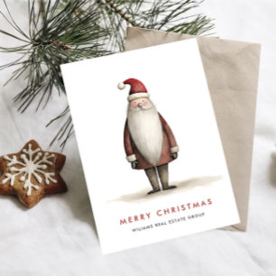 Cartão De Festividades Corporação de Natal Mínimo de Natal do Whimsical