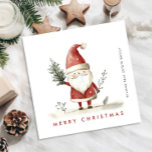 Cartão De Festividades Corporação de Natal Mínimo de Natal do Whimsical<br><div class="desc">Surpreenda e traga alegria aos próximos e torne a celebração inesquecível. Para mais personalização,  clique no link "personalizar mais" e use nossa ferramenta design para modificar esse modelo.</div>