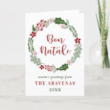 Córsega Feliz Natal, Bon Natale, Personalizado