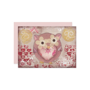 Cartão De Festividades Coruja de Férias