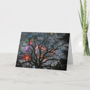 Cartão De Festividades Cosmic Christmas Tree - 2