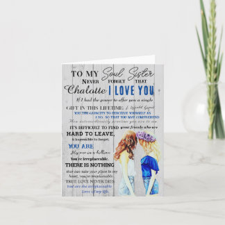 Cartão De Festividades Cotações de Amigos de Definição de Irmã de Almas P