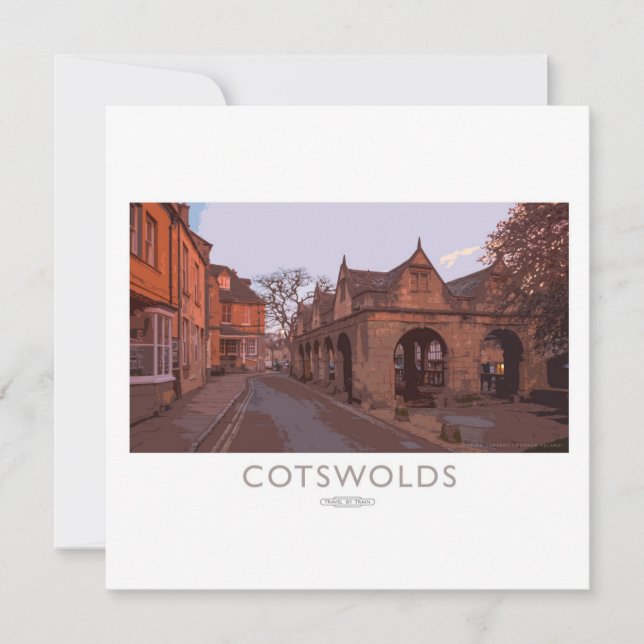 Cartão De Festividades Cotswolds Poster (Frente)