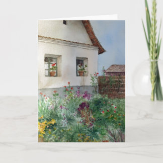 Cartão De Festividades Cottage Hungary
