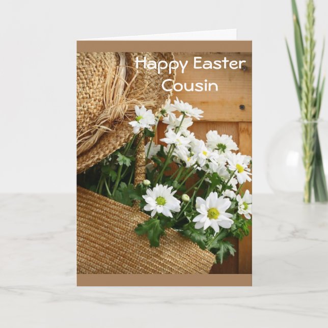 CARTÃO DE FESTIVIDADES **COUSIN** LOVE TO YOU AT EASTER HOLIDAY CARD (Frente)