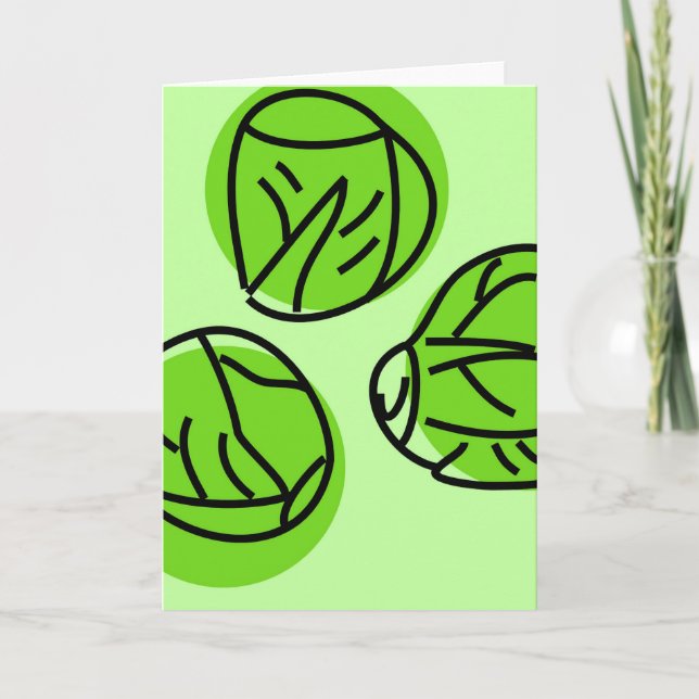 Cartão De Festividades Couve (Frente)