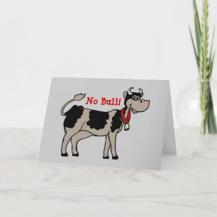 Cartão De Festividades Cow Sense Greeting Card