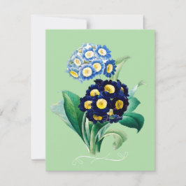 Cartão De Festividades Cowslip Primrose Botânica