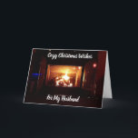 CARTÃO DE FESTIVIDADES COZY CHRISTMAS DESEJA PELO MEU "MARIDO"<br><div class="desc">CELEBRE "SEU MARIDO" ESTE NATAL FAZ COM QUE SEJA "ESPECIAL PARA VOCÊS DOIS" E O FAÇA DURAR O ANO INTEIRO,  TAMBÉM! UM FOGO QUENTE É BOM E REALMENTE ROMÂNTICO TAMBÉM!</div>