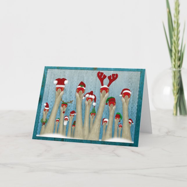 Cartão De Festividades CraneDeer 2.0 'Azul' (Frente)