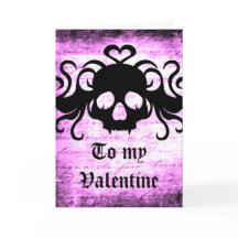 Crânio romântico gótico