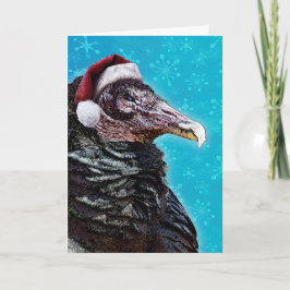 Cartão De Festividades Cranky Old Buzzard Natal