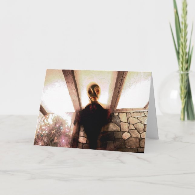 Cartão De Festividades Creepy Christmas (Frente)