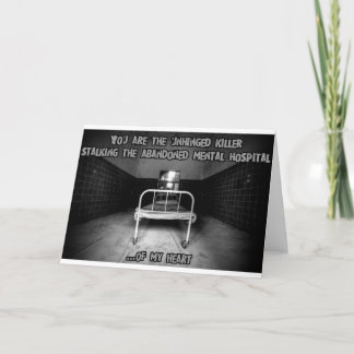 Cartão De Festividades Creepy Valentine