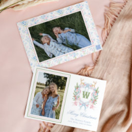 Cartão De Festividades Crest do Monograma do Grande Milênio