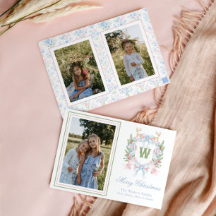 Cartão De Festividades Crest do Monograma do Grande Milênio