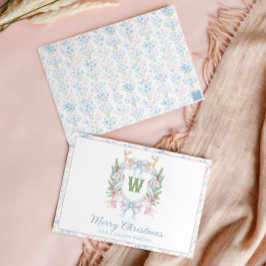 Cartão De Festividades Crest do Monograma do Grande Milênio