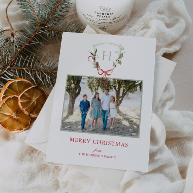 Cartão De Festividades Crest Natal (Criador carregado)