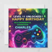 Criança de Aniversário EDITABLE Gaming