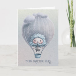 Cartão De Festividades Crie a sua própria Bobo de ar quente corrente de a