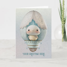 Cartão De Festividades Crie a sua própria Bobo de ar quente corrente de a