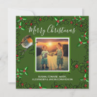 Crie as suas fotos familiares Feliz Natal