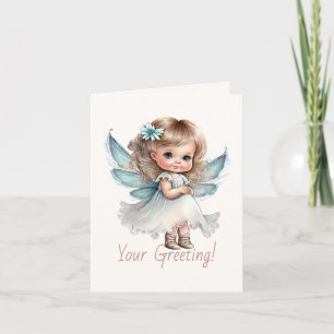 Cartão De Festividades Crie seu doce anjo de Natal