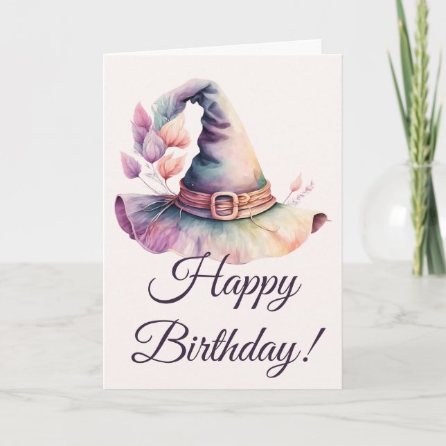 Cartão De Festividades Crie Seu Próprio Arco-Íris Amigo Que A Bruxa Deixa (Frente)