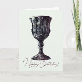 Cartão De Festividades Crie Seu Próprio Cálice Gótico Medieval