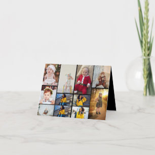 Cartão De Festividades Crie Seu Próprio Colagem de 11 Fotos