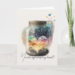 Cartão De Festividades Crie Seu Próprio Coração Mágico Amarelo de Amor