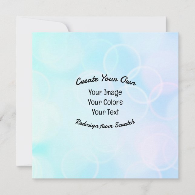 Cartão De Festividades Crie seu próprio design/logotipo personalizado (Frente)