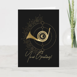 Cartão De Festividades Crie seu próprio julgamento Dourado da Arcana Taro