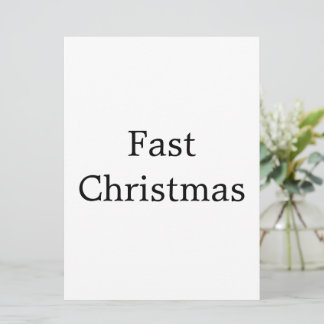 Cartão De Festividades crie seu próprio Natal Quadrado de 6.5" x 8.75"