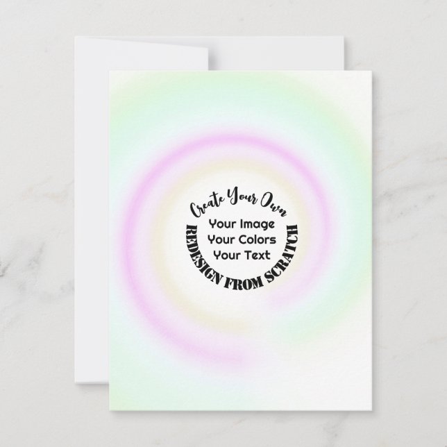 Cartão De Festividades Crie seu próprio personalizado (Frente)