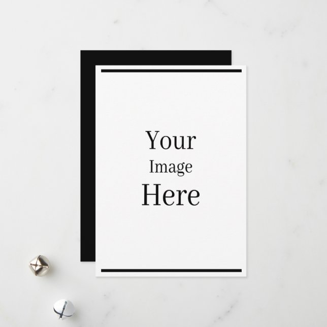 Cartão De Festividades Crie sua própria autoridade de imagem® (Frente/Verso In Situ)