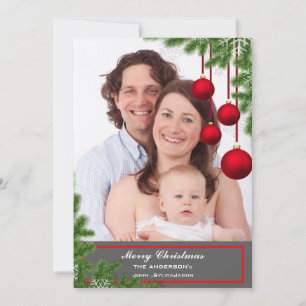 Cartão De Festividades Crie sua própria foto de Natal