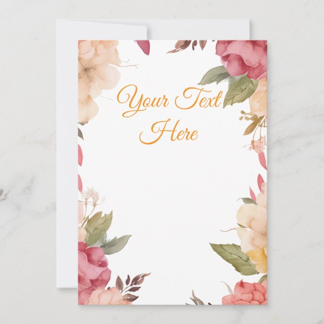 Cartão De Festividades Crie sua própria personalização (Frente)