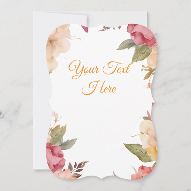 Cartão De Festividades Crie sua própria personalização (Frente)